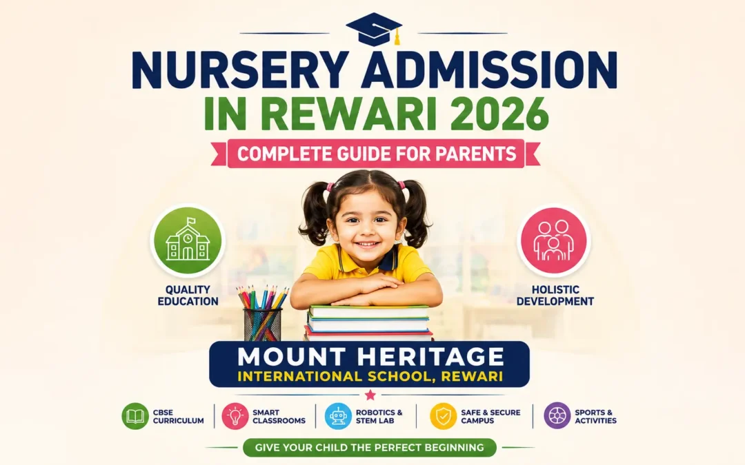 Nursery Admission in Rewari 2026: Complete Guide for Parents